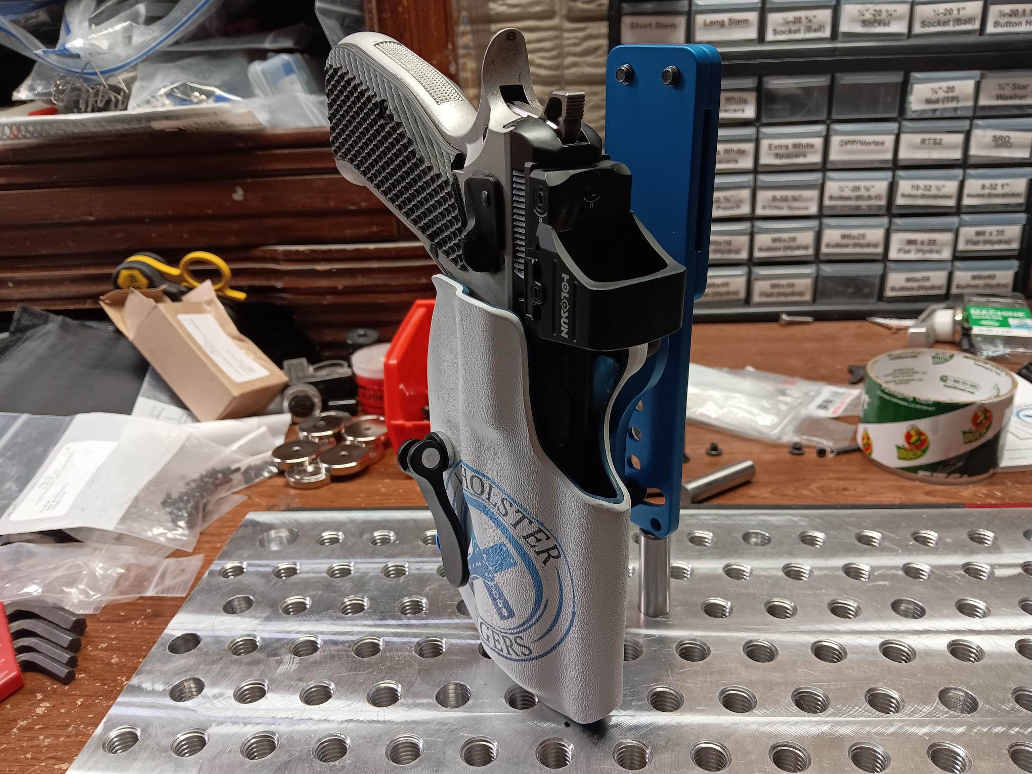 6 Hole Holster Hanger USPSA, 3-Gun, IDPA Shooting Sports