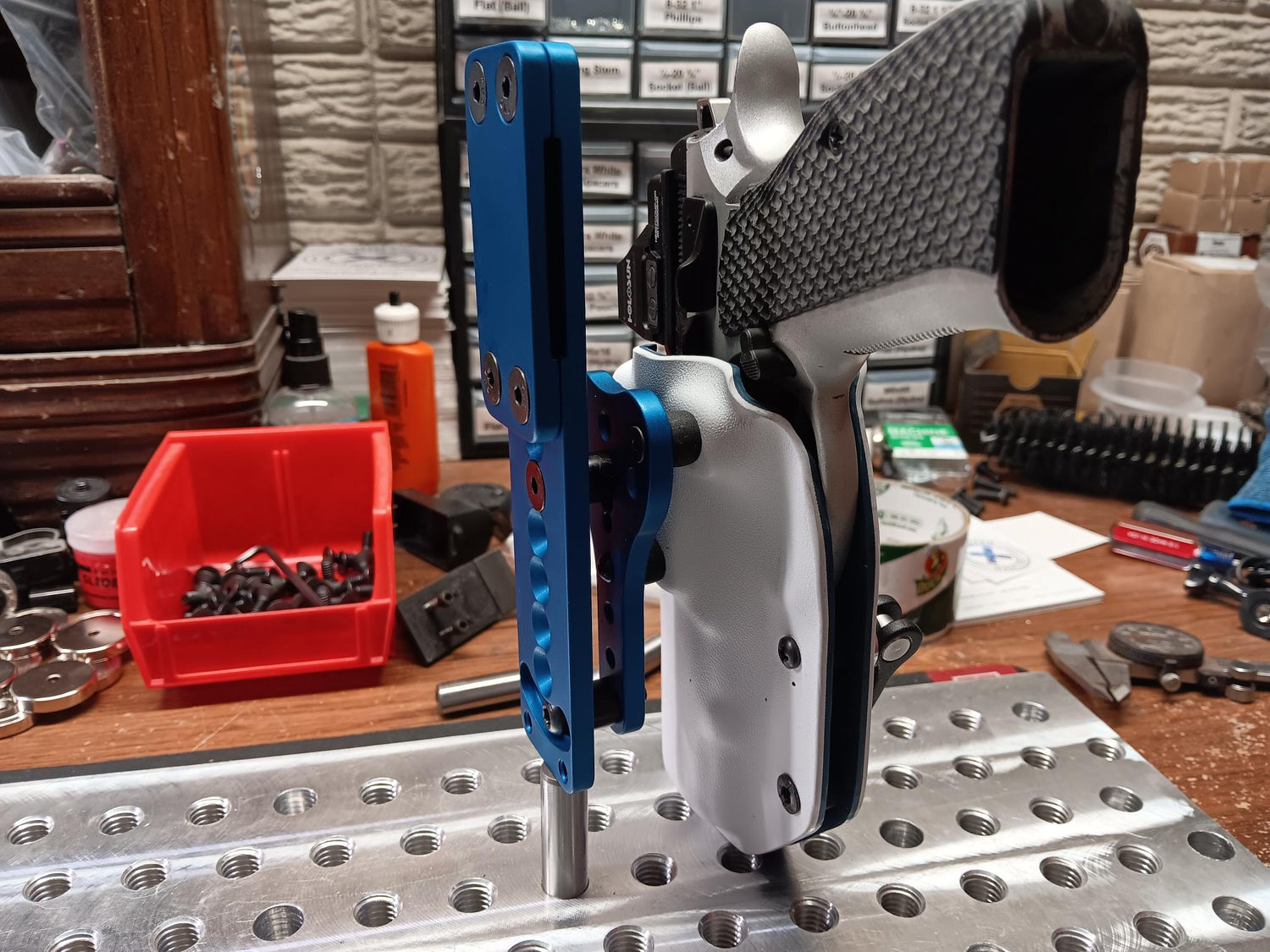 3 Hole Holster Hanger USPSA, 3-Gun, IDPA Shooting Sports