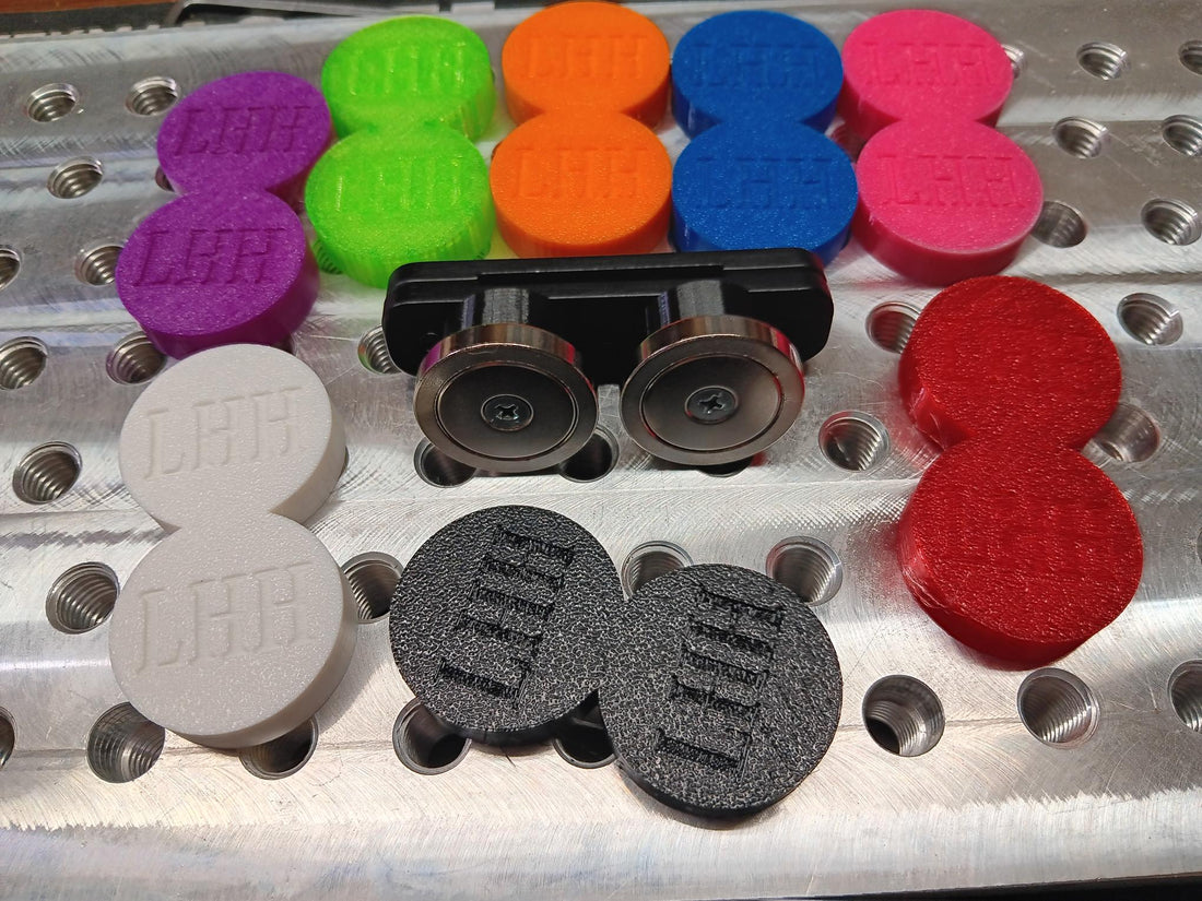 Single Magnet Raw Aluminum Mount